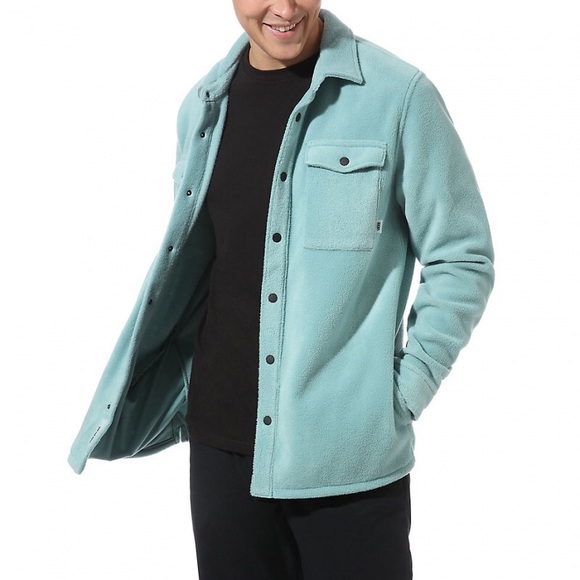 VANS Off The Wall Snap Up Teal Jacket - XXL - Picture 3 of 4